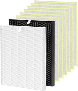 Zero Pro 5 Stage Replacement Filter Set Compatible with Winix Australia Zero+ PRO 5-Stage Air Purifier (AUS-1250AZPU), True HEPA Filter & Carbon Filter, Plus 6 Pet Filter