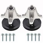 labwork 2 Pack Spindle Assembly W/Pulley Bolt Replacement for MTD 918-06991 618-06991