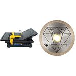QEP 22400Q 3/5 HP Torque Master Tile Saw + QEP 6-4001Q Diamond Blade for Wet Tile Saws (4 in.)