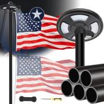 20FT Black Heavy Duty Flag Pole Kit