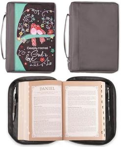 Bible Cover Poly Canvas God's Love Ephesians 3: 17 Medium