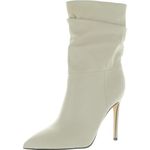 Nine West Womens Jenn Ankle Boot, Cream, 7.5