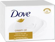 Dove Cleansing Bar Cream Oil Beauty Cream Bar Soap, Pack of 6 x 100 g)