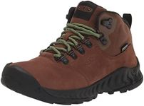 Keen Women's NXIS Explorer Mid Waterproof Hiking Boot, Bison Golden Yellow, 8 US