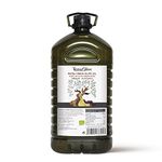 TERRAOLIVE - Organic Extra Virgin Olive Oil, Olive Variety, Cooking Oil, Olive Variety, Smooth Body, Sourced in Spain, Montes de Toledo, Recycled PET Container - 5L