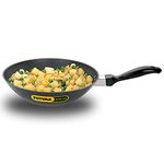 Hawkins Futura Nonstick Deep-Fry Pan (Stir-Fry Pan) 2 L, 26 cm, 3.25 mm (Black)