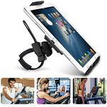 AboveTEK Universal Handlebar Mount for iPad – iPhone - Tablet – Anti Shock 360 Degree 3.5†to 12†Expandable Pole Strap Phone Holder Cradle for Indoor Cycling, Gym, Tread Mill, Spin Bike, Elliptical