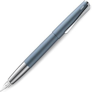 Lamy 1234853 Studio Fountain Pen 66 - Timeless Fountain Pen in Glacier Colour Made of Rustproof Stainless Steel and Propeller-Shaped Clip - Nib Size EF