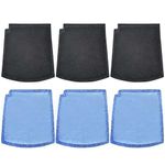 6-Pack 04234G Carbon Replacement Filters Compatible with Hamilton Beach Pet TrueAir Purifier Odor Eliminators-04383, 04384, 04530G, 04530GM, 04531GM, 04532GM