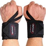 Rip Toned 18” Wrist Wraps - Wrist Straps for Weightlifting - Lift Better, Protect Wrist Pain - Adjustable, Durable, Machine Washable - Wrist Brace for Weightlifting - USPA Endorsed for Men & Women