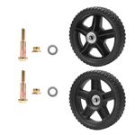 Parts Camp Lawn Mower Wheel kits 6 inch Wheels for Push Mower Cart wheels 6 inch (Set of 2)