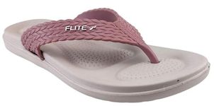 FLITE Women's Daily Use Slippers || Flip flop for Girls || Ladies Slipper (Pink, 3)