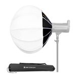 K&F CONCEPT 26"/65cm Softbox Lantern Soft Light Modifier, Quick Release Light Diffuser Softbox, Compatible with Bowens Mount, with Carrying Bag, for Photography Studio Speedlite Flash and Monolight