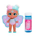 BLOOPIES Magic Bubbles Clodett, Collectible Fairy Doll that Squirts Water and Makes Magic Bubbles with her Wings, Bath and Water Toy for Girls and Boys from 18 months