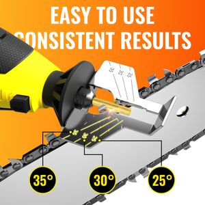 EzzDoo Electric Chainsaw Sharpener Kit – Portable Sharpening Tool