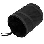 Shanrya Vehicle Waste Basket, Foldable Car Trash Bin for Trash Can for Storage Bag for Dump Wrapping Paper for Tissues
