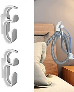 CPAP Hose Hanger with Anti-Unhook Feature - CPAP Mask Hook & CPAP Tubing Holder - CPAP Hose Organizer Avoids CPAP Hose Tangle and Allows You to Sleep Better (2 PCS)