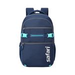 Safari Surge Laptop Bag, 30 Ltrs, 2 compartments, 2 front smart organizers, Water Resistant, College Bag For Men & Women, School Bags for Boys & Girls, Laptop/Office Backpack for Men & Women, Blue