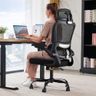 TRALT Office Chair Ergonomic Desk Chair, 330 LBS Home Mesh Office Desk Chairs with Wheels, Comfortable Gaming Chairs (1, Black)