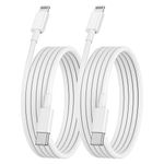 USB C to Lightning Cable 10FT, 2Pack iPhone Charger Cable 10ft for Apple USB C Charger Fast Charge for iPhone 13/13 Pro/13 Mini, iPhone 12/12 Pro/12 Pro Max, iPhone 11, MacBook, iPad,(10ft)