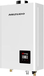 MIZUDO Calentador De Gas NG Estanco, 11 L Con Pantalla LED, Agua Caliente Instantánea interior