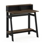 Furinno Simplistic A Frame Computer Desk, Study Desk, Writing Desk, Columbia Walnut, 80.3 (W) x 90.4 (H) x 41.9 (D) cm