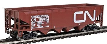 Walthers Trainline Offset Hopper - Ready to Run - Canadian National (Brown, White; Large Logo) HO Scale