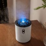 FNX Volcano Flame Aromatic Diffuser - Electric Aromatherapy Humidifier for Home, Office, and Bedroom with Essential Oil Diffusion, 2 Mist Modes, 3 Timer Settings & Auto Shut-Off