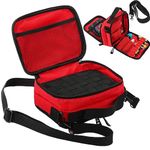 HUIZHU Multi-Functional case Carrying case Vape Carrying Shoulder Bag (Red)