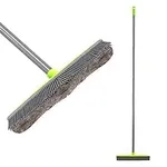 LandHope Push Broom Long Handle Rub