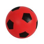 ZOPPER Fun Sport Foam Football 20cm - Red Soft Sponge Foam Soccer Ball, Indoor Outdoor Foam Ball Great Fun & Suitable For All Ages