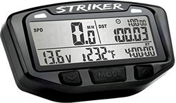 Trail Tech Black Striker Speedometer Digital Gauge Kit with Volt Meter