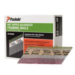 Paslode - 650385 Round Head 3-Inch by .120 by 30 Degree Paper Tape Collated Ring Shank Hot Dipped Galvanized Framing Nails for Framing Nailers (2,000 per Box)