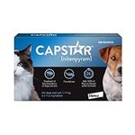 Capstar Oral Flea Treatment for Small Dogs and Cats Weighing 1 to 11 kg - Pack of 6 table in each box