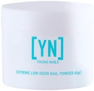 Young Nails Extreme Low Odor Acrylic System Powders, Bright Pink, 45 Gram