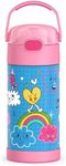 THERMOS FUNTAINER Water Bottle with Straw - 12 Ounce, Sketchbook - Kids Stainless Steel Vacuum Insulated Water Bottle with Lid