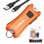 klarus Mi2 Rechargeable LED Keyring Torch, 40 Lumens Small Lightweight Pocket Keychain Flashlight Powered by Bulid-in Battery