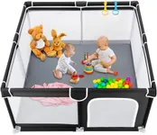 TODALE Baby Playpen for Toddler, La