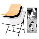 Easy Set Up Studio Shooting Table Still Life Table Product Shooting Table 61x101cm Chair with 3 Photography Display PVC Background Foldable Portable Lightweight Shooting Table