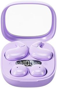 2Pack Sleep Earbuds for Sleeping, Noise Cancelling Bluetooth Headphones for Side Sleepers with Charging Case, Small Mini Invisible Wireless Ear Buds for Small Ear Canals (Purple)
