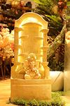 Shawshank Water Fountain Diya Ganesh 48 Inch Water Fountain Indoor Outdoor Fountain for Home Office Living Room Décor with LED Lights and Water Pump