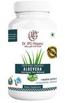 Dr. JPG Organic Aloe Vera Capsules 60 Veg Capsules/Helps Rejuvinate Skin and Hair/INDIA ORGANIC Certified. (Pack Of 1)