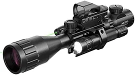 HIRAM 4-16x50 AO Rifle Scope Combo 