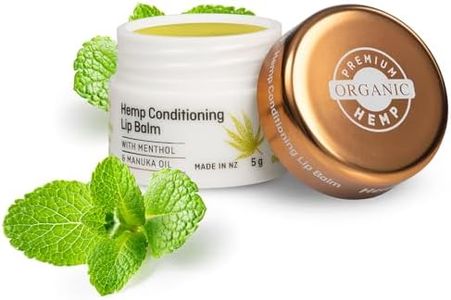 Hemptuary Hemp Oil Conditioning Lip Balm - Hydrating Lip Balm for Soft Lips. Organic Hemp Seed Oil. Soothe And Protect Dry, Dehydrated Lips. Natural Ingredients.Vegan