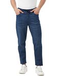 INKD Men's Stretchable Jogger Jeans (Super Sapphire, 34)