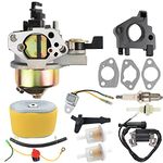 Carbhub GX390 GX340 Carburetor Carb Replaces 16100-ZH8-W61 16100-ZF6-V01 17210-ZE3-505 for Honda GX 390 13HP GX 340 11HP Engine WT40XK1 WT40XK2 WT40XK3 Water Pump