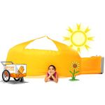 The Original AirFort Build A Fort in 30 Seconds, Inflatable for Kids (Creamsicle Orange)