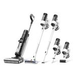 Tineco Floor ONE S7 Combo Smart Multi-Function Cleaner, Suitable for Whole-House Cleaning, Self-Cleaning, Extended Battery Lifespan, ZeroTangle Brush, Dual-Edge Cleaning, Safe for Children and Pets