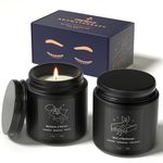 TRINIDa Sleep Scented Candle Gift Set – Aromatherapy Candles for Men, Luxury Black Candles, Birthday Gifts for Men to Relieve Stress & Promote sleep