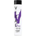 Celeb Luxury Viral Purple Colorwash, Color Depositing Shampoo with Bondfix Bond Rebuilder, Semi Permanent Hair Colour Glaze, Vegan Hair Dye, Maintains and Refreshes Bold Purple Color